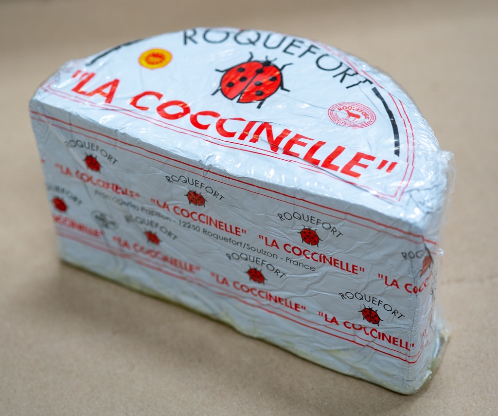 Roquefort COCCINELLE 1/2 PAIN LAIT CRU DE BREBIS AOP